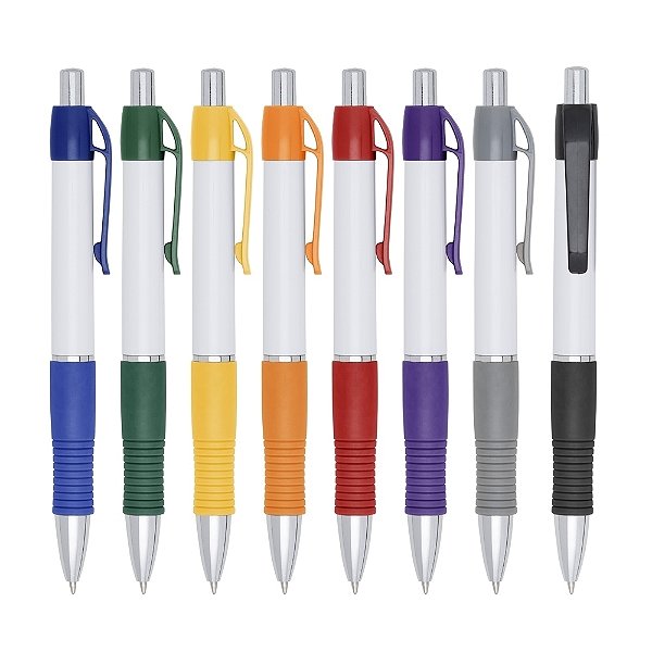 Kit 50 peças Caneta Plástica Personalizada cód.: 03011C