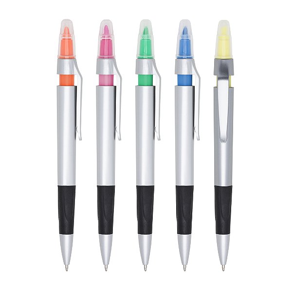 Kit 50 peças Caneta Marca Texto Personalizada cód.: ER2037