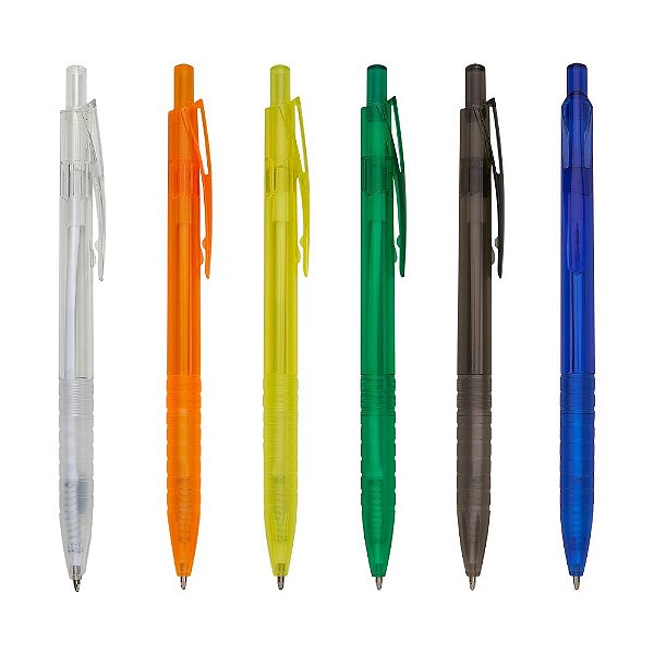 Kit 50 peças - caneta plástica personalizada 00401T