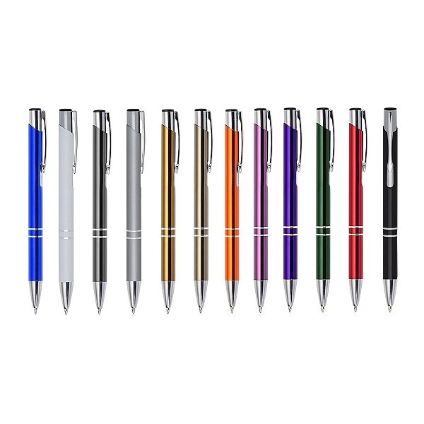 Kit 100 peças Caneta Metal Personalizada cód.: ER143B