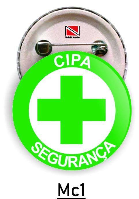 Botons CIPA - 2,5cm - 100 peças