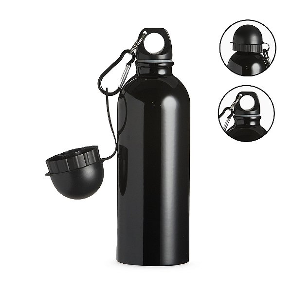 Kit 50 peças Squeeze Inox 500ml Personalizados 9139I