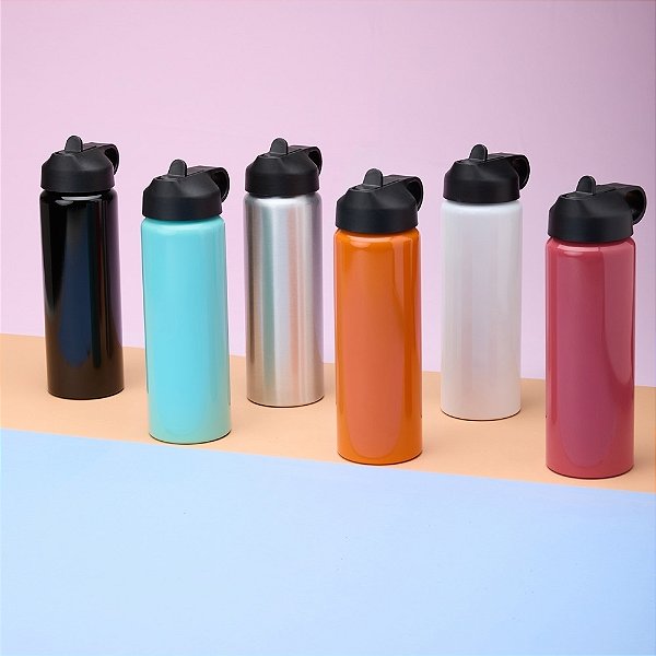 Kit 10 peças Squeeze Alumínio Personalizado 800ml 18757