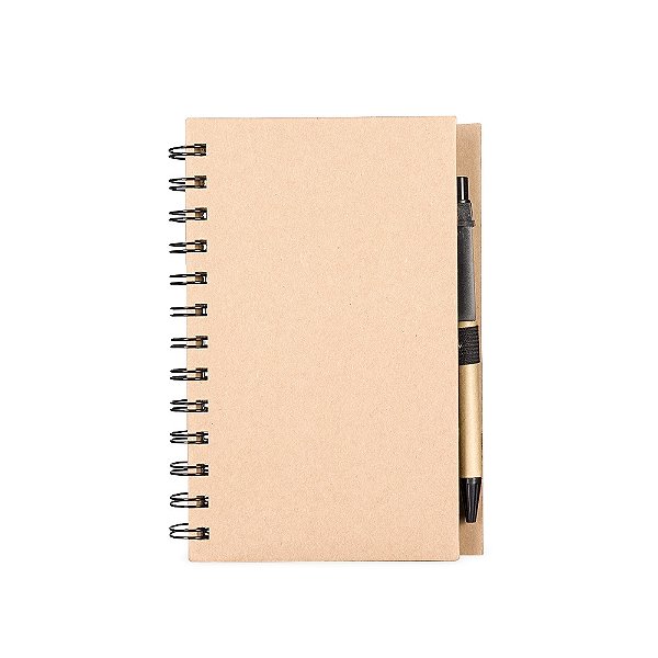 Caderno Ecológico com Autoadesivos e Caneta Personalizado 18932
