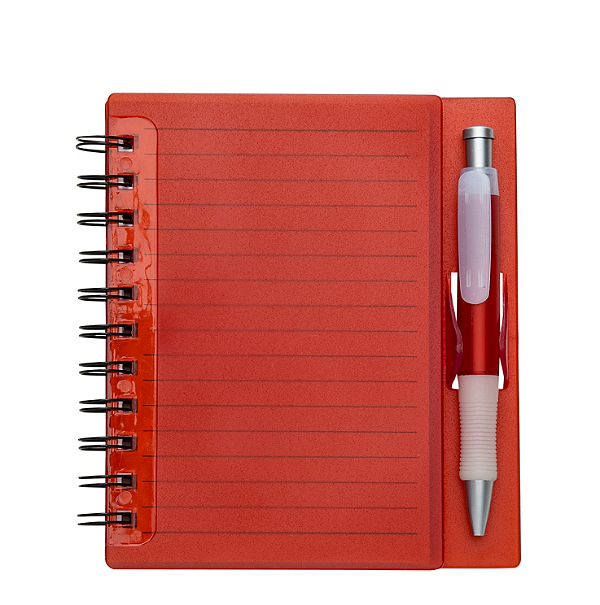 Caderno Plástico com Caneta Personalizado 11193
