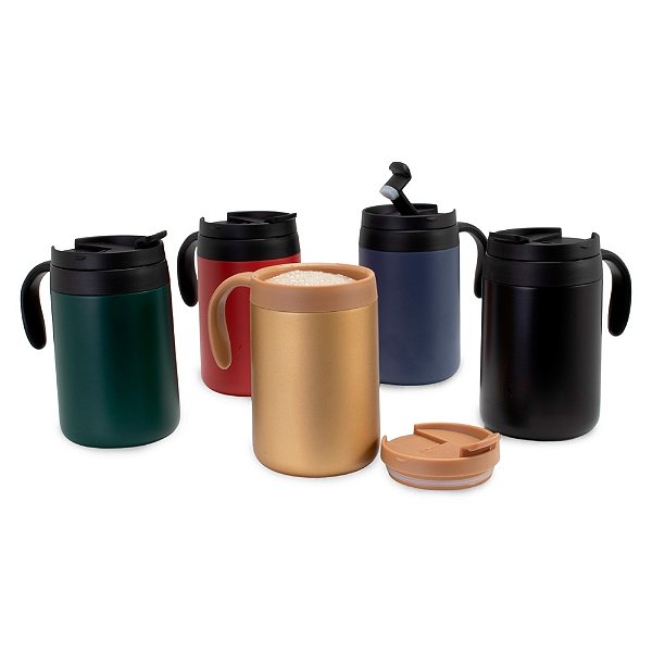 Kit 10 Caneca Térmica 500ml Personalizada Nome - Logo 18700