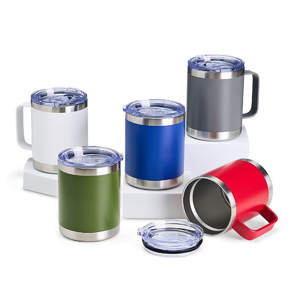 10 Canecas Térmicas 350ml Personalizada 06061B