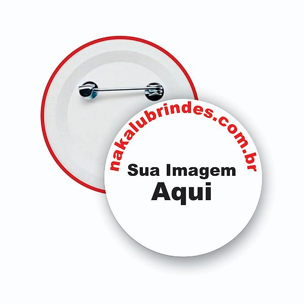 Boton Button Botton Personalizados - 4,5cm - 100 Peças