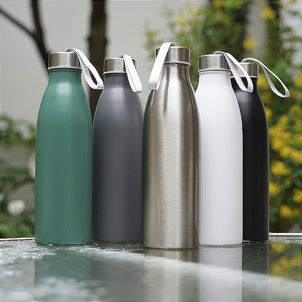 Kit 50 peças Garrafa Inox 750ml Personalizados 18552