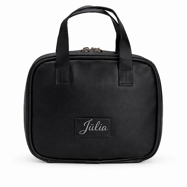 Nécessaire Feminina Personalizada em Couro Sintético com Divisórias -18773