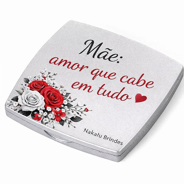 Espelho Duplo Plástico Personalizado - 18607