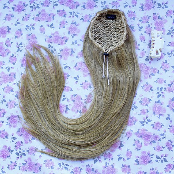 APLIQUE RABO DE CAVALO LISO COR LOIRO 27