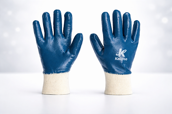 Luva de Segurança Nitrili Ka-30 Azul Kalipso CA 35954