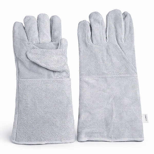 Luva de Raspa Com Forro Térmico Para Soldador 20CM