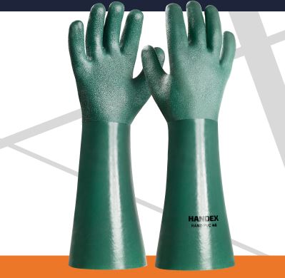 LUVA PVC HANDEX PALMA ASPERA 46CM