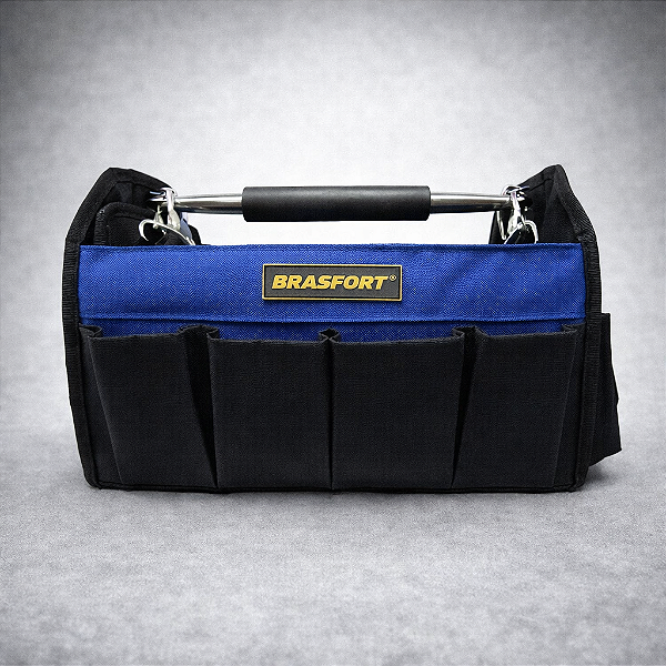 Bolsa de Ferramentas Aberta com 14 Bolsos Brasfort 7558