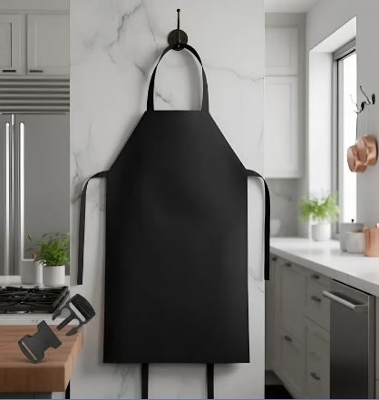 Avental Pvc Forrado C Fivela Preto 1,20 X 0,65 Ca38302