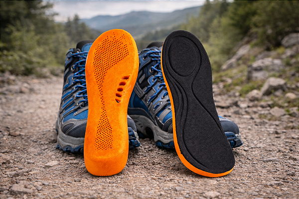 Palmilha Ortopédica Anatômica Gel PU Led