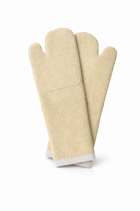 Luva Térmica Mão de Gato Cru Cano Longo Dupla Grafatex 50cm 34dp CA 37290