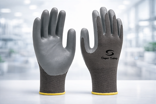 Luva Anti Corte Super Safety Com Banho Nitrílico SS1006 CA 32038