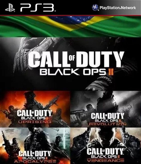 Call Of Duty Black Ops 2 Dublado + Seasson Pass Mídia Digital [PS3]