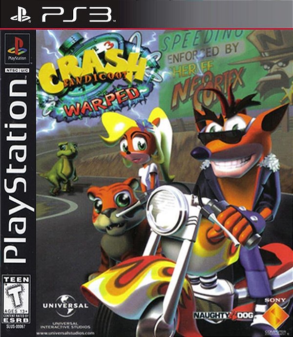 Crash Bandicoot 3 (Clássico Ps1) Mídia Digital [PS3]