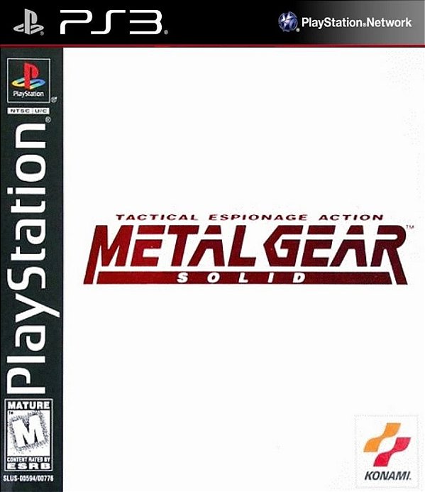 Metal Gear Solid 1 (Clássico Ps1) Mídia Digital [PS3]