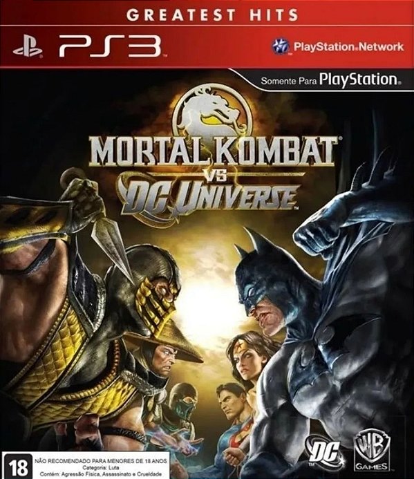 Mortal Kombat Vs Dc Universe Mídia Digital [PS3]