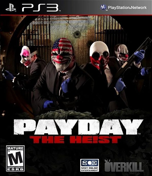 Payday The Heist Mídia Digital [PS3]