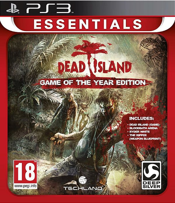 Dead Island 1 Game Of The Year Edition Mídia Digital [PS3]
