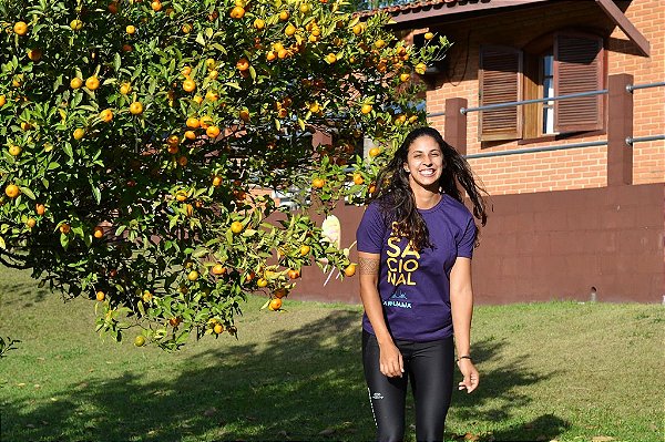 Camiseta Frases | Sensacional Roxa