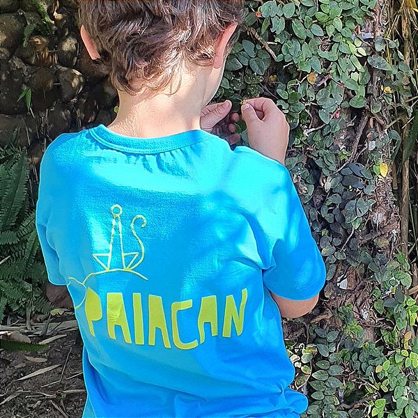 Camiseta Tribos | Paiacan Azul Turquesa