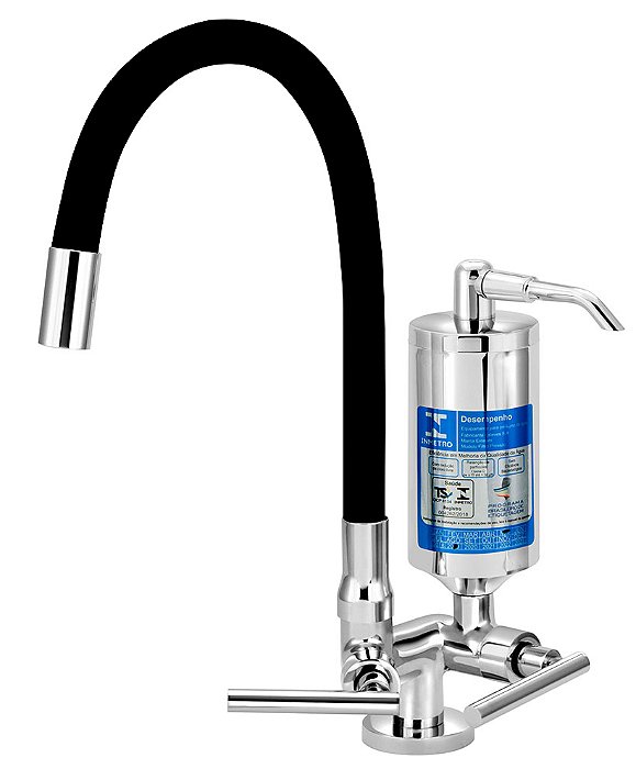 Torneira Com Filtro Mesa C61 Preta Esteves