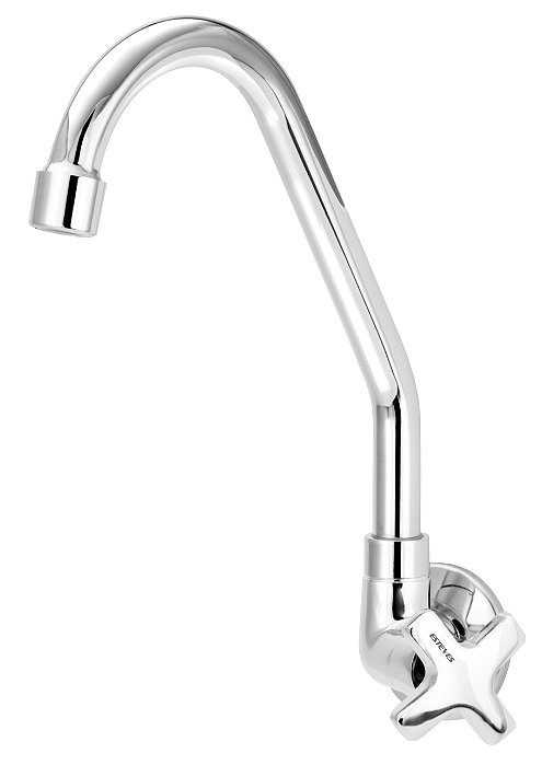 Torneira Cozinha 1168 C34 Alfa Parede Bica Movel Esteves