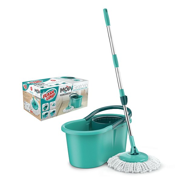 Mop Giratorio Com 1 Refil Flash Limp