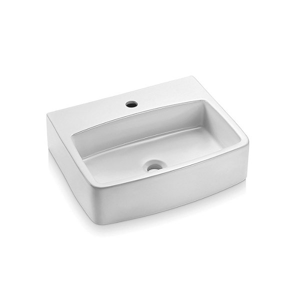 Cuba Apoio Retangular 50X41 Com Mesa Ica1300 Branca Icasa