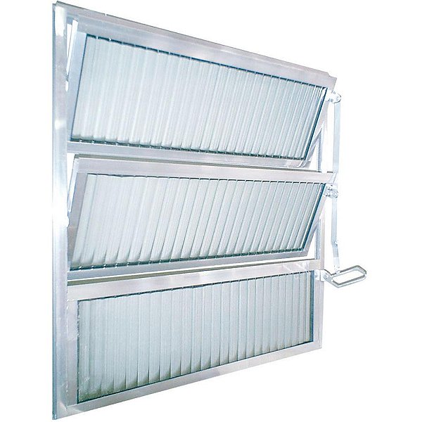 Vitro Aluminio Basculante 60X60 Brilhante Janellot