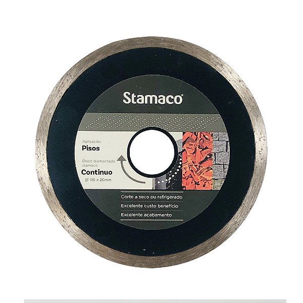 Disco Diamantado Continuo 4 3/8 110mm Stamaco