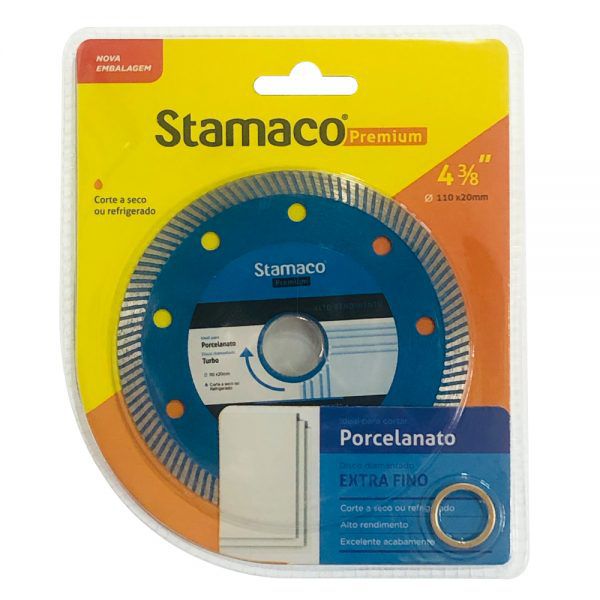 Disco Diamantado Premium Gold 4 3/8 110mm Stamaco