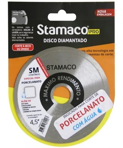 Disco Diamantado Porcelanato Pro Sm 4,5 Stamaco