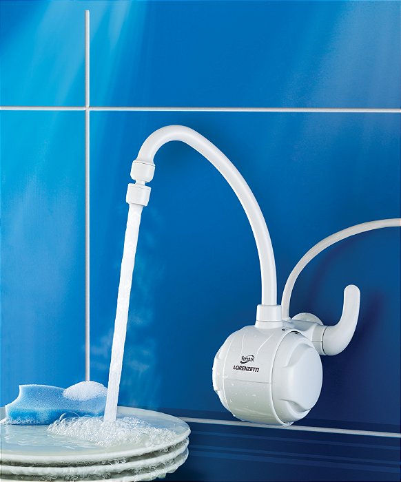 Torneira Versatil Branca 220V 5500W Lorenzetti