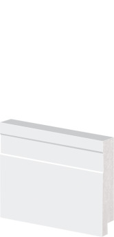 Rodape 5cm Com Friso 51005 Barra 2,4m Arquitech