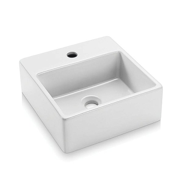 Cuba Apoio Quadrada 35X35 Com Mesa Ica1200 Branca Icasa