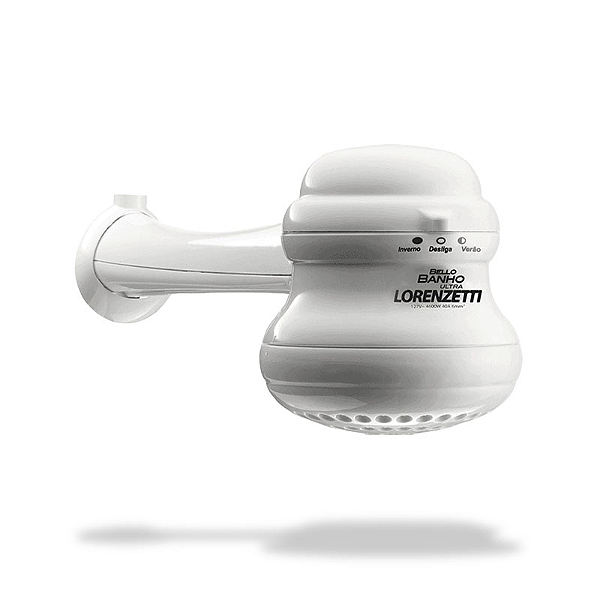 Ducha Loren Bello Branco Com Cano 5500w 220v Lorenzetti