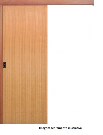 Kit Porta De Correr Madeira 82 Padrão Imbuia Sidney