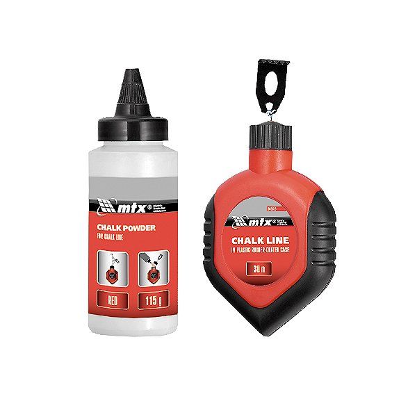 Carretel De Linha 30m + Giz Vermelho 115G Mtx