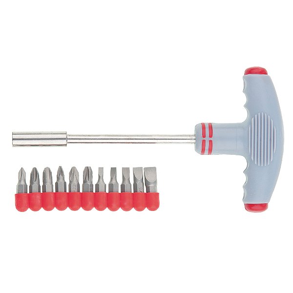 Kit Bits Ponteiras + Cabo 11 Peças Crv Mtx