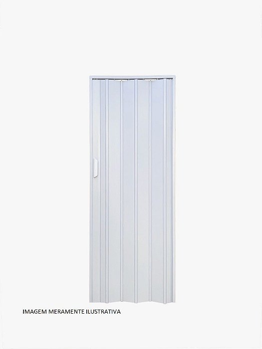 Porta Sanfonada 210X84cm Branca Bariri