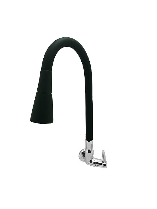 Torneira Cozinha 3068 Parede C29 Conic Preta Bognar