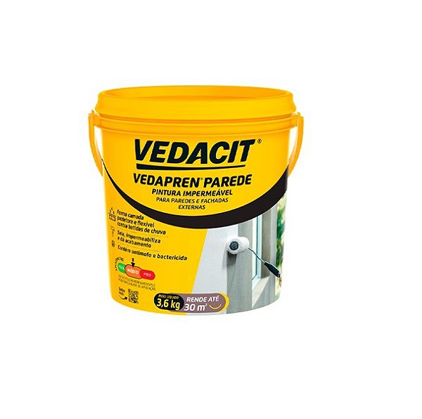 Vedapren Parede 3,6Kg Branco Vedacit